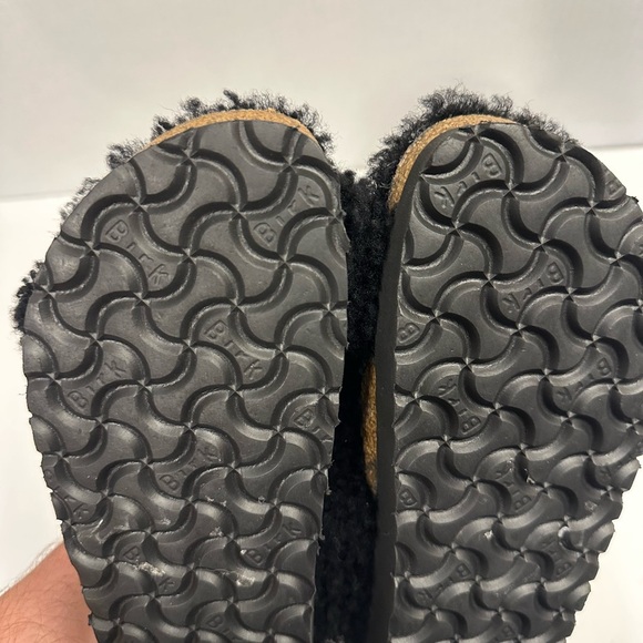 Birkenstock Papillio Daytona Shearling Teddy Platform Two-Strap Sandal Size 38 - Picture 11 of 12